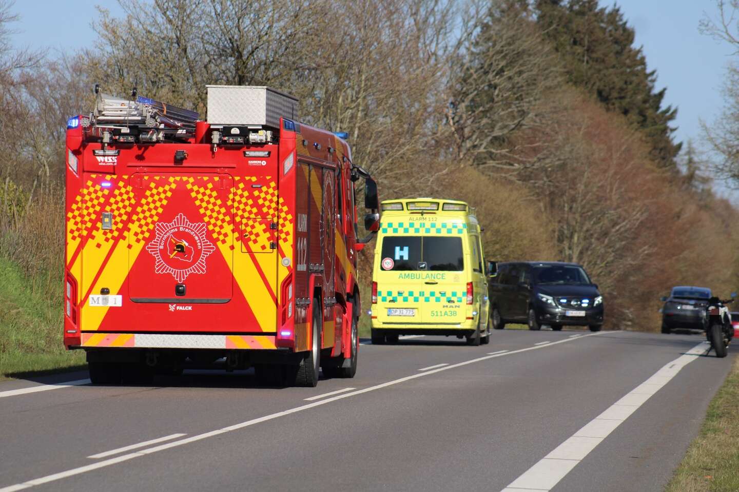 Blev ramt af d�dyr og blev siddende