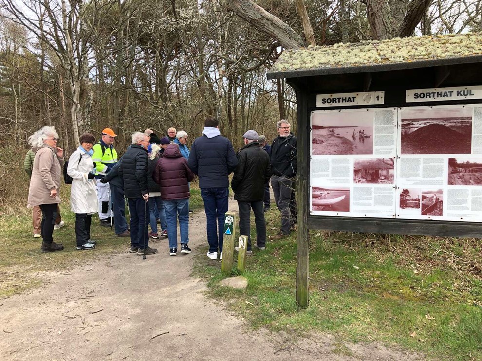 Guide havde lidt af urtiden i tasken