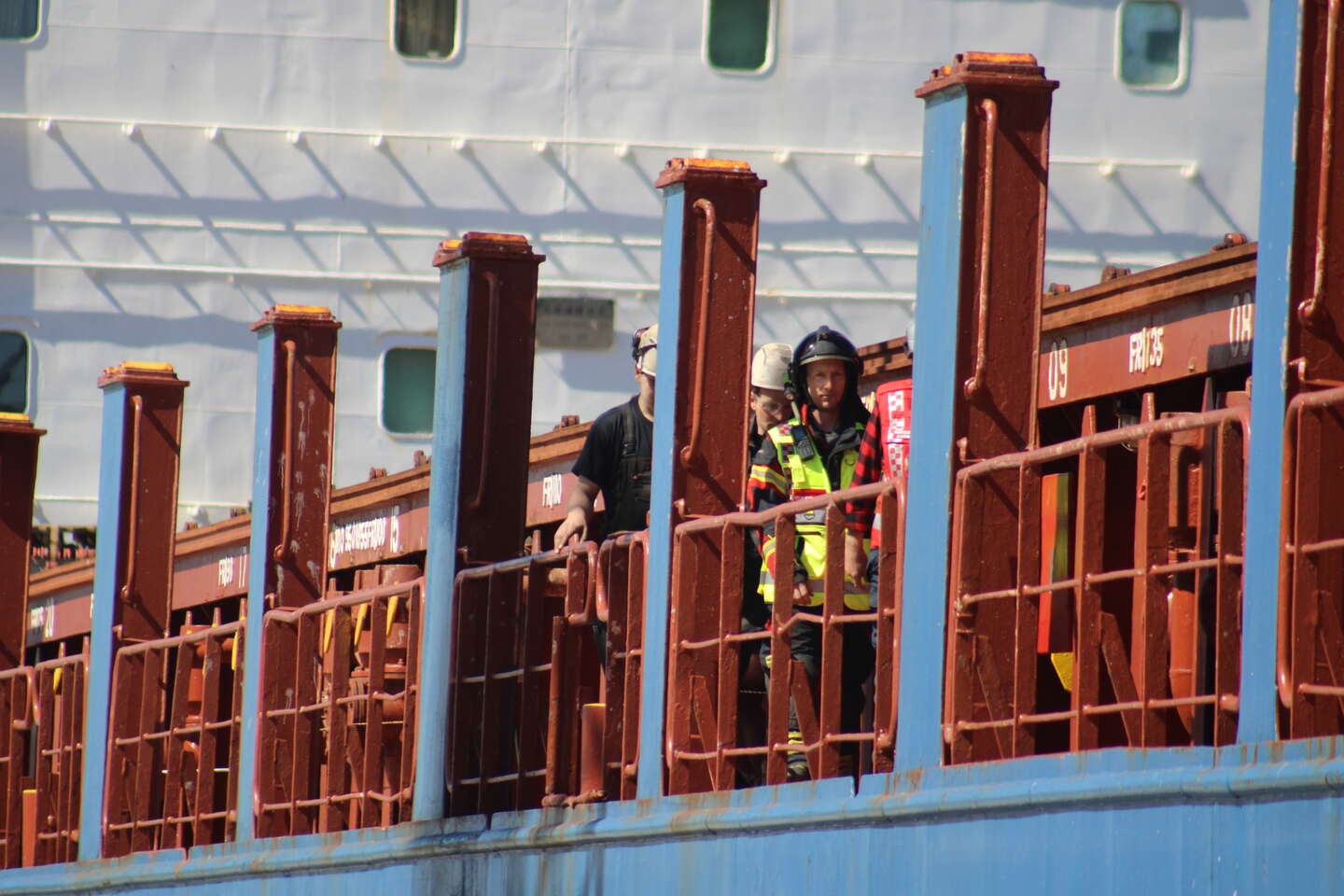 Gasflaske skabte fare p� containerskib
