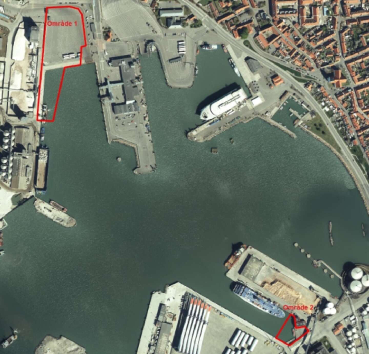 K�mpe milit�r�velse: Etablerer to omr�der p� R�nne Havn