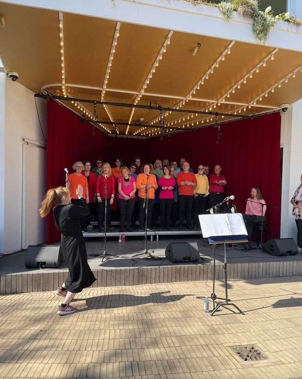 Gospelkor til festival i Tivoli