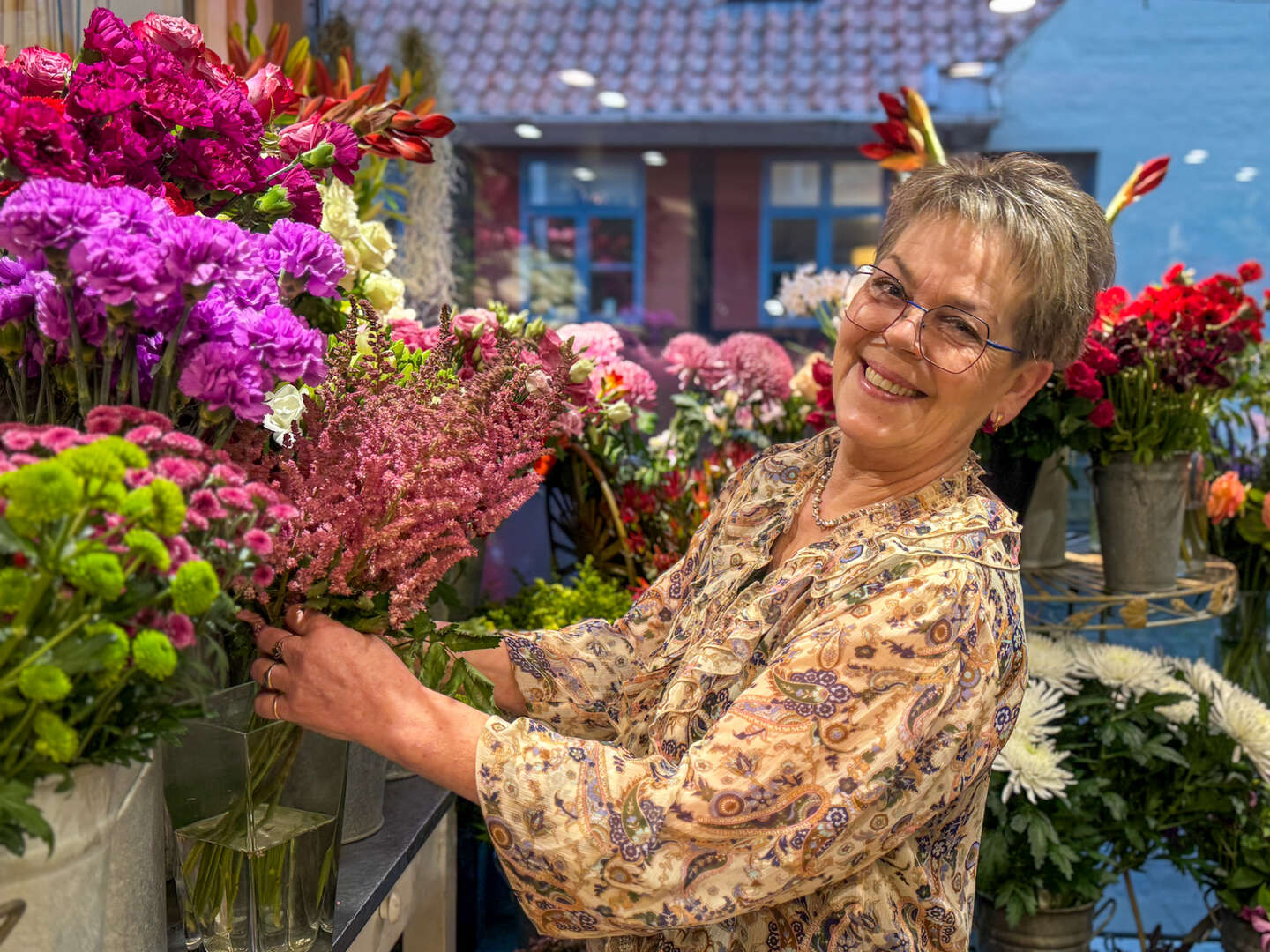 Har bundet blomster for de kongelige: 'Man g�r sig lidt ekstra umage'