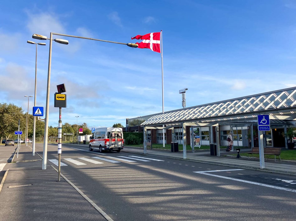 Mange bl� blink ved lufthavnen 