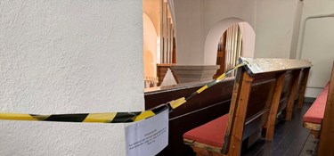 100 år uden uheld: Spærrer kirkens bedste pladser