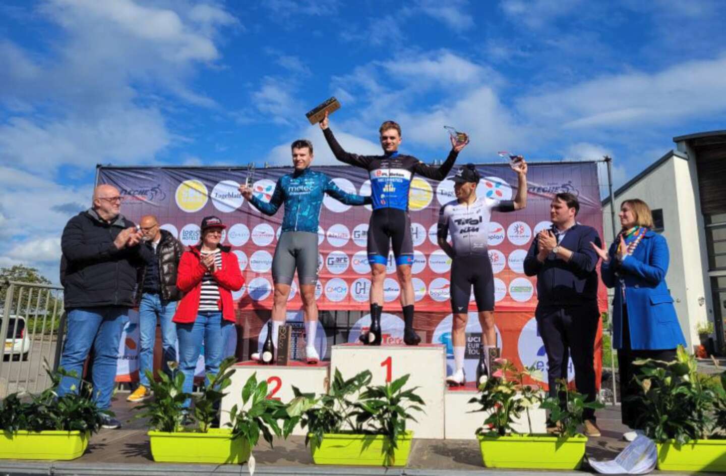 K�mpe sejr: Marcus kom f�rst