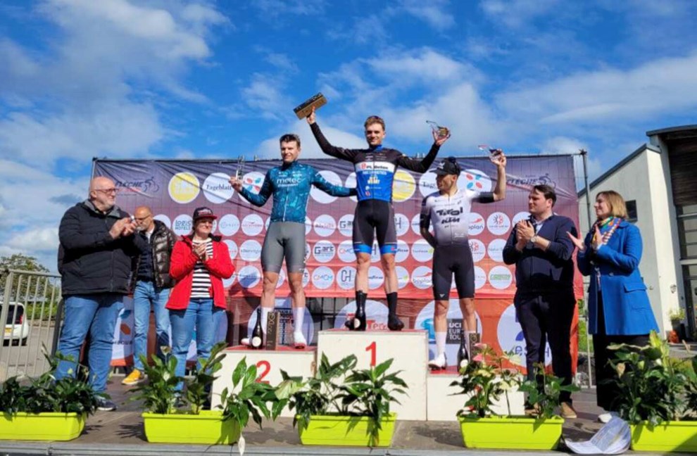K�mpe sejr: Marcus kom f�rst