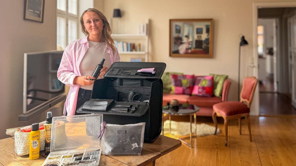 Sophie tog dr�mmen med hjem til Bornholm