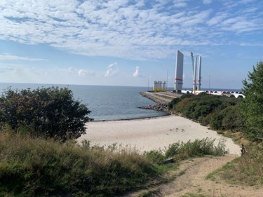Forurening ved strand: Bad der ikke 