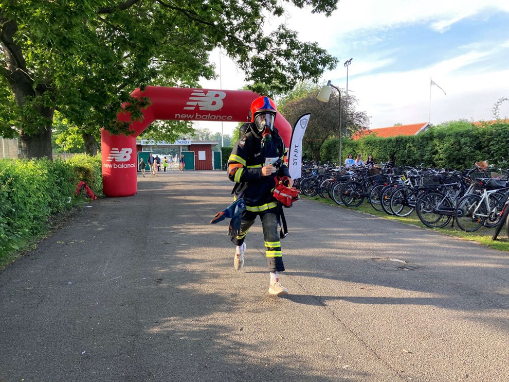 Efter rekord: Firmastafetten er foran sidste �r