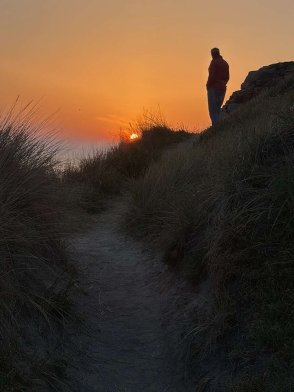 Dagens billede: Hammerfed solnedgang p� Hammeren