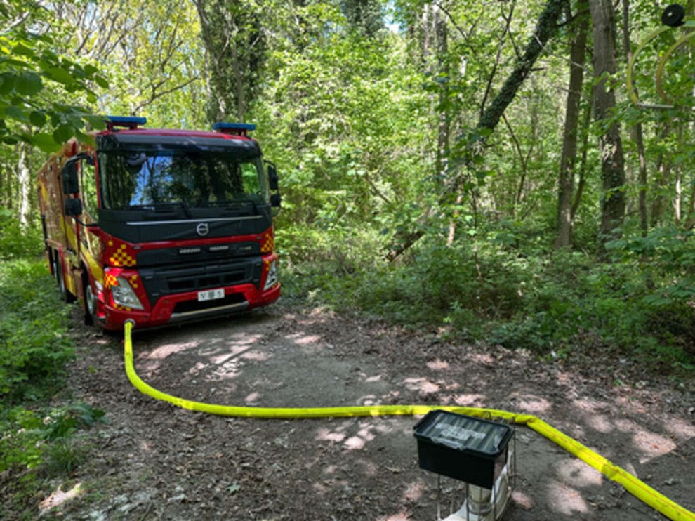 Flere sm� brande i Nordskoven