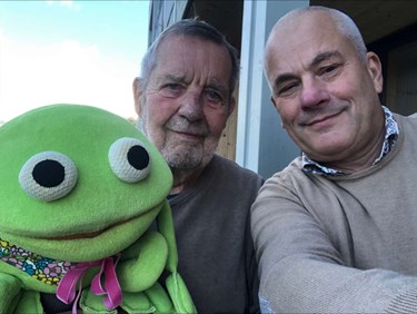 Fik unik historie kort f�r Kjeld N�rgaards d�d: �En �re at m�de ham�