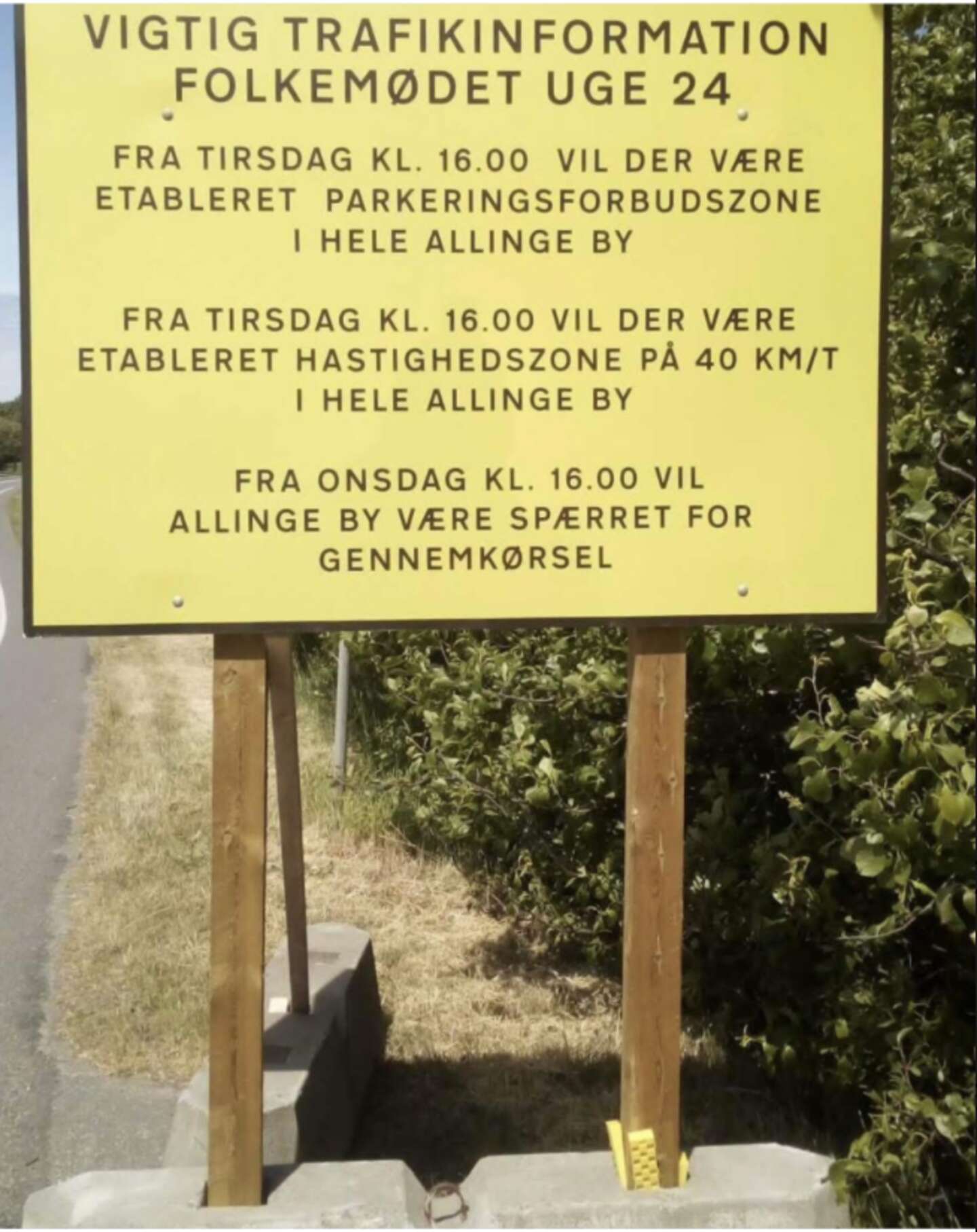 Skilte skabte trafikforvirring 