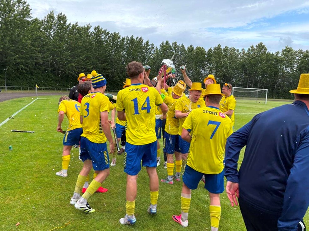 Jublen var st�rst efter kampen