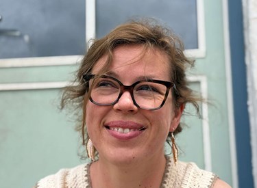 Hun fik sit gennembrud foran supermarkedet