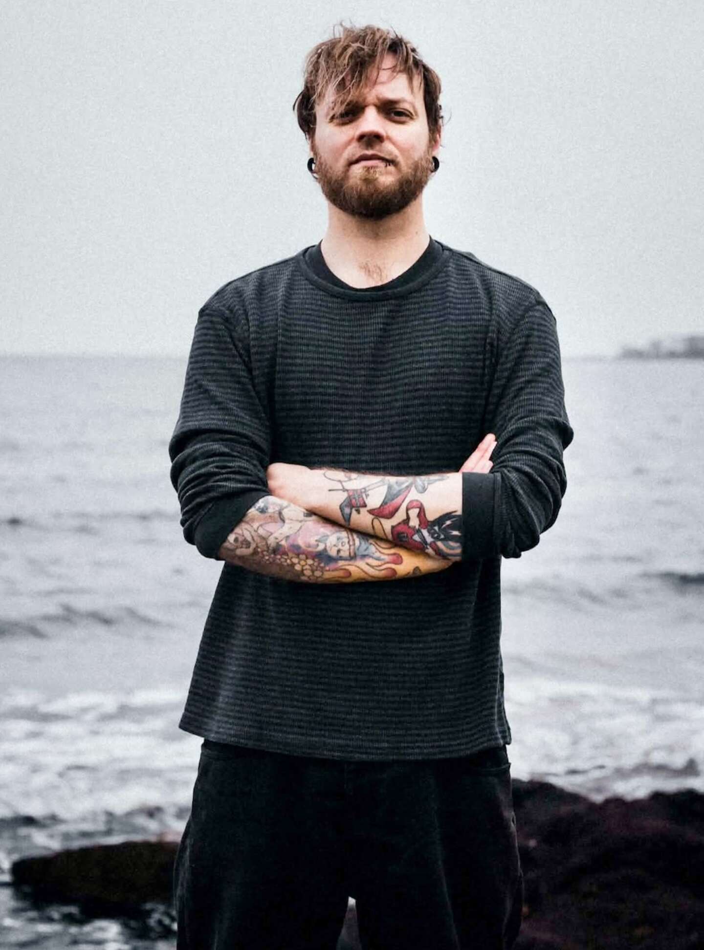 Morten opdagede, at han ikke kan synge - s� nu r�ber han i stedet 