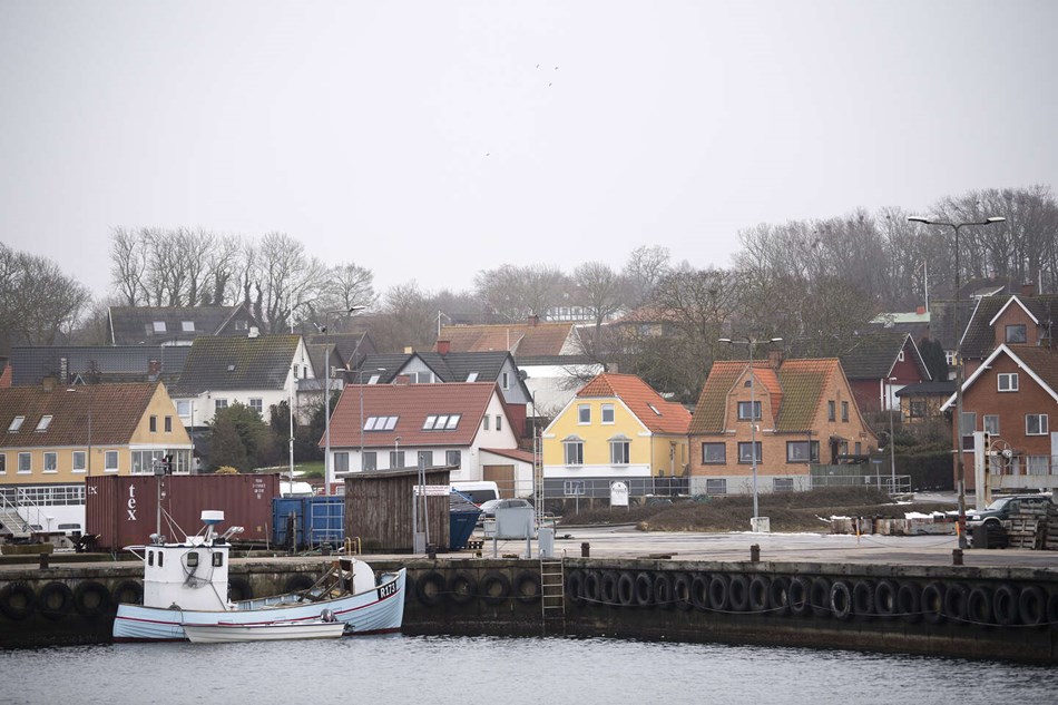 Mange husejere bor ovre