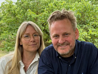 P� den lille � fandt de et stort f�llesskab