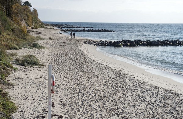 Strande forsvinder i �sters�en