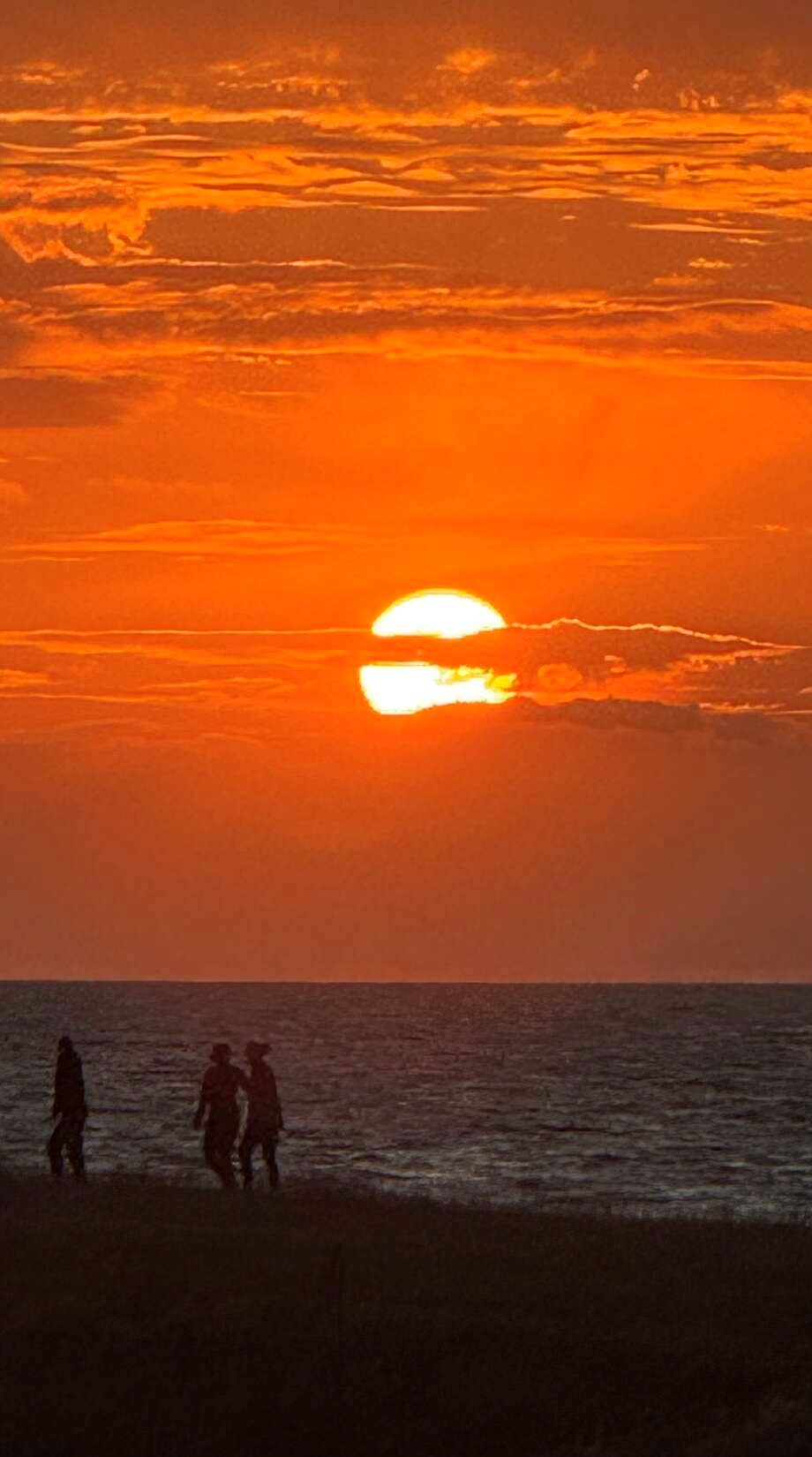 Dagens billede: Solnedgang fra Hasle Strandgade
