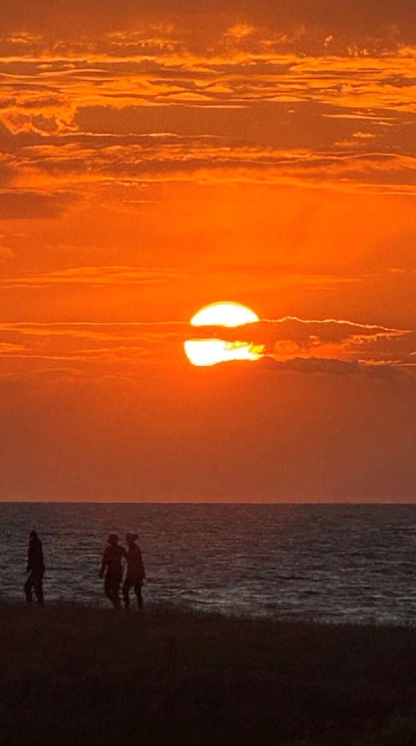 Dagens billede: Solnedgang fra Hasle Strandgade