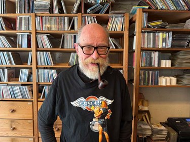 Da Steffen Brandt bes�gte Plade-Bent  - og fandt en stjerne