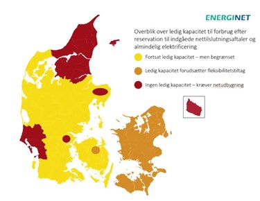 'Ingen ledig kapacitet': Nu er vi med p� Energinets danmarkskort