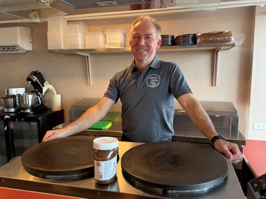 Benny Schou er klar p�, at Havnecaf�en skifter h�nder