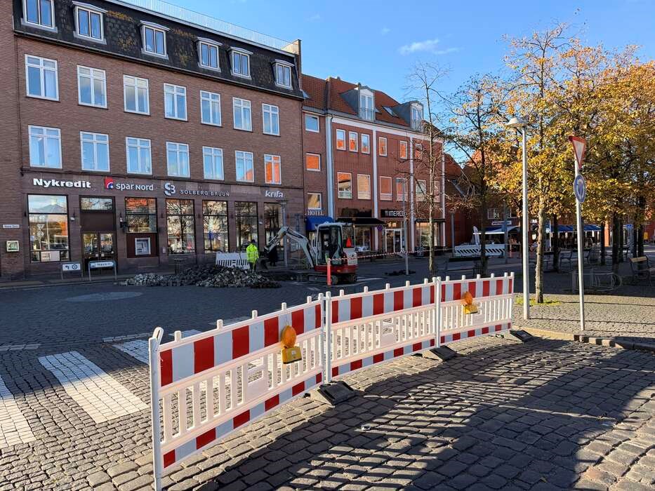 Store Torv sp�rret i tre uger