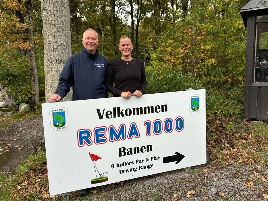 Rema 1000 forl�nger med golfklub